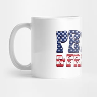 Peace & Freedom - USA Flag Mug